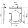 Сет: Инсталляция LEMARK PENEDA + кнопка смыва BIT хром глянец + унитаз FLOREX белый глянец 100801419